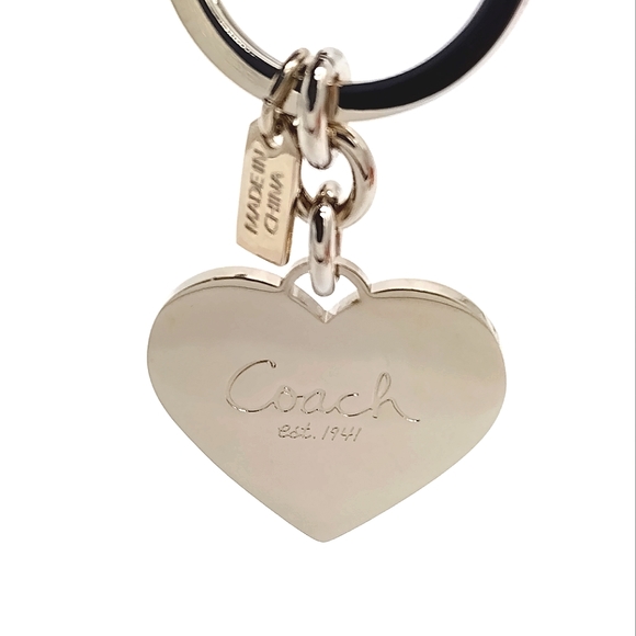 Vintage COACH Legacy Signature Rainbow Keychain Fob Purse Charm-RARE #92109 - Picture 6 of 10